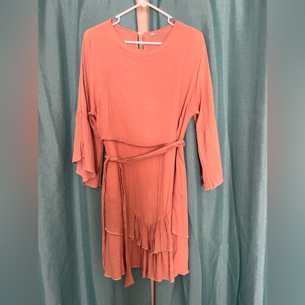 Coral dress